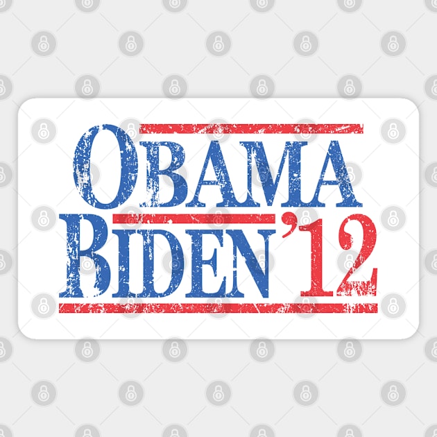 Vintage Obama Biden 12 Magnet by Etopix